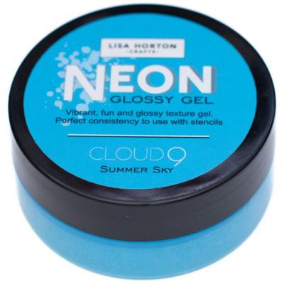 Lisa Horton Crafts Neon Glossy Gel  - Summer Sky